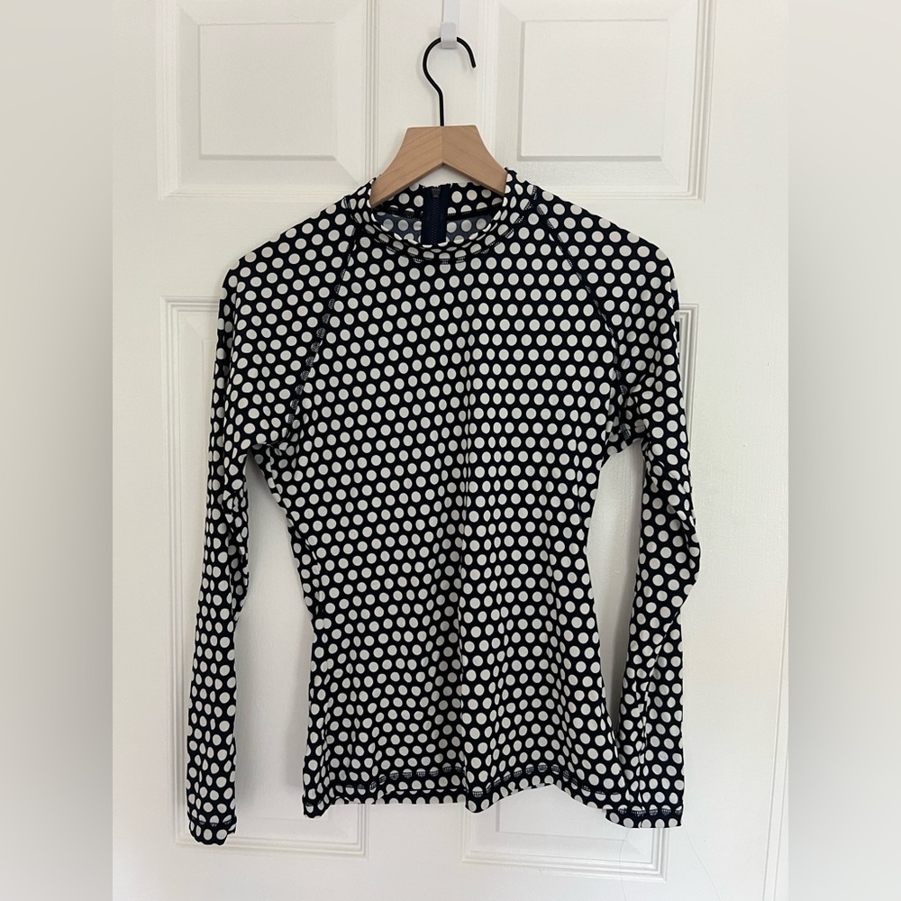 J.Crew | Dot Rash Guard — Size L